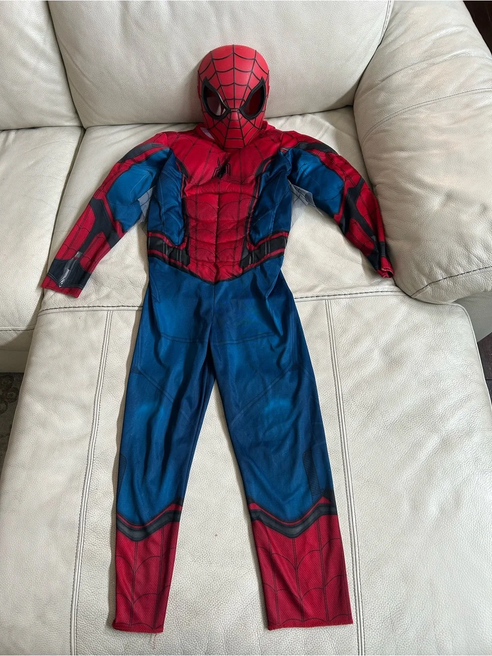 Kids Halloween Spider-Man Red & Blue Kids Costume - Size M 7/8
